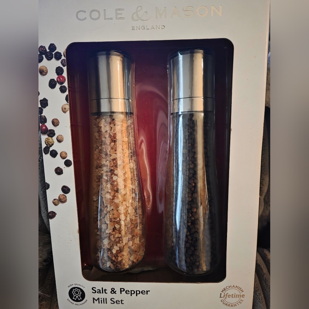 Cole & Mason Birmingham 10" pepper and salt mills Gift Set